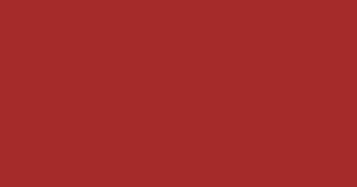 갈색 #A52A2A 색상 미리보기 (Brown)