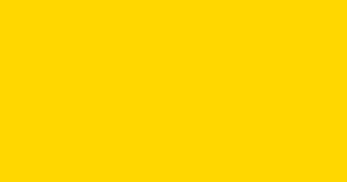 금색 #FFD700 색상 미리보기 (Gold)