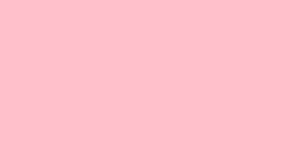 분홍 #FFC0CB 색상 미리보기 (Pink)