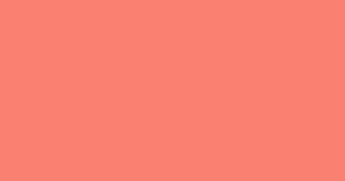 연어색 #FA8072 색상 미리보기 (Salmon)
