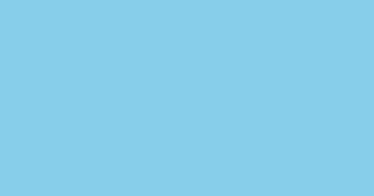 하늘색 #87CEEB 색상 미리보기 (Sky Blue)
