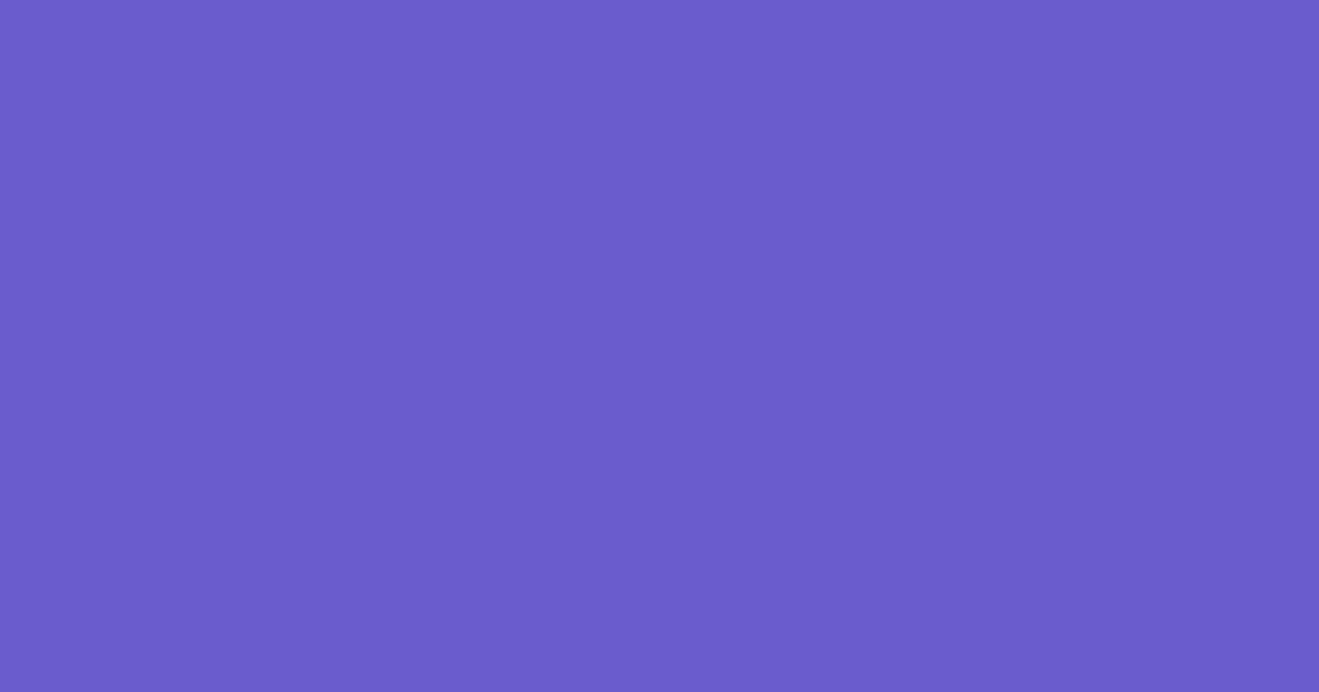 슬레이트블루 #6A5ACD 색상 미리보기 (Slate Blue)