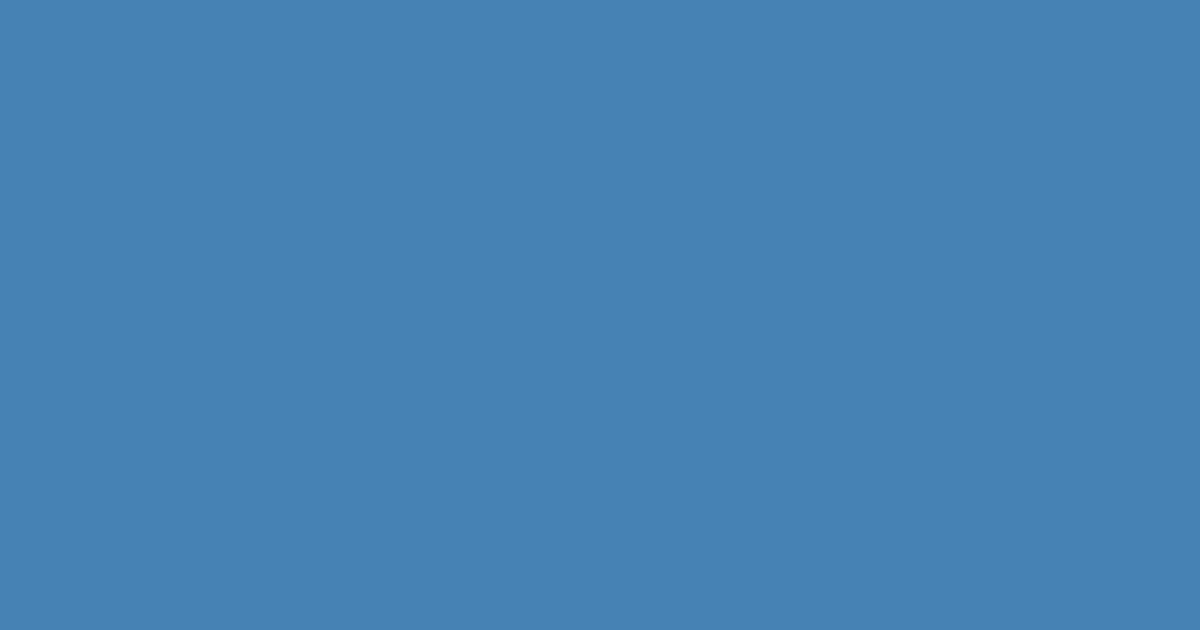 스틸블루 #4682B4 색상 미리보기 (Steel Blue)